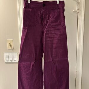 Purple Anthropologie Colette Pants